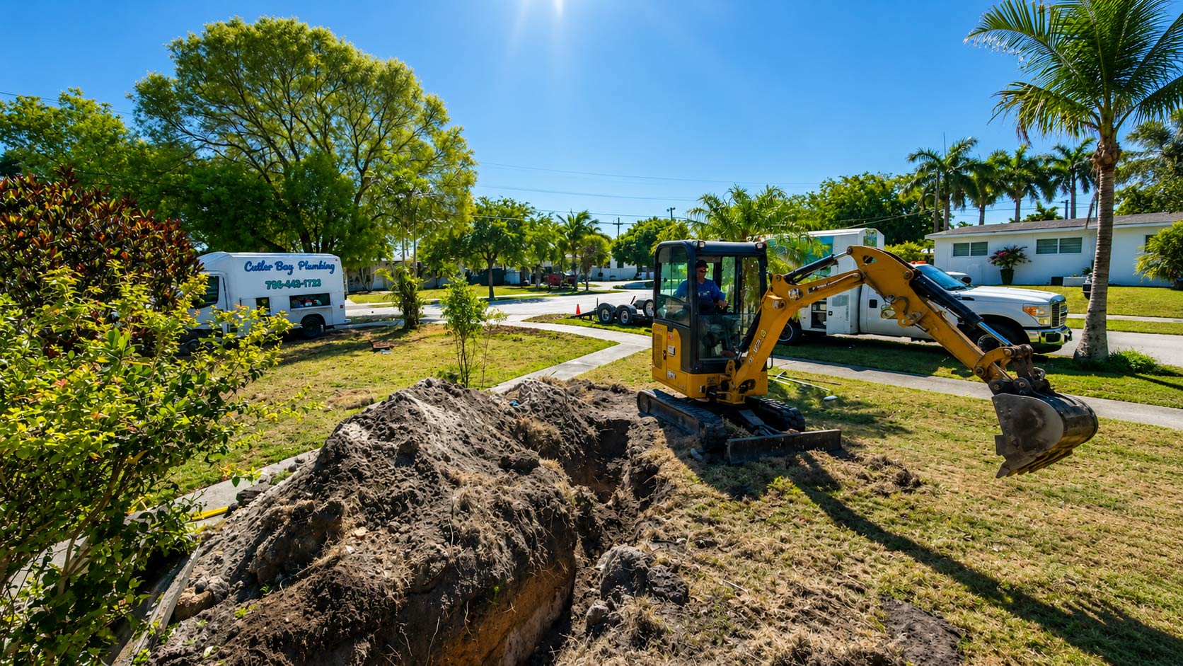 Cast iron pipe repair in Cutler Bay