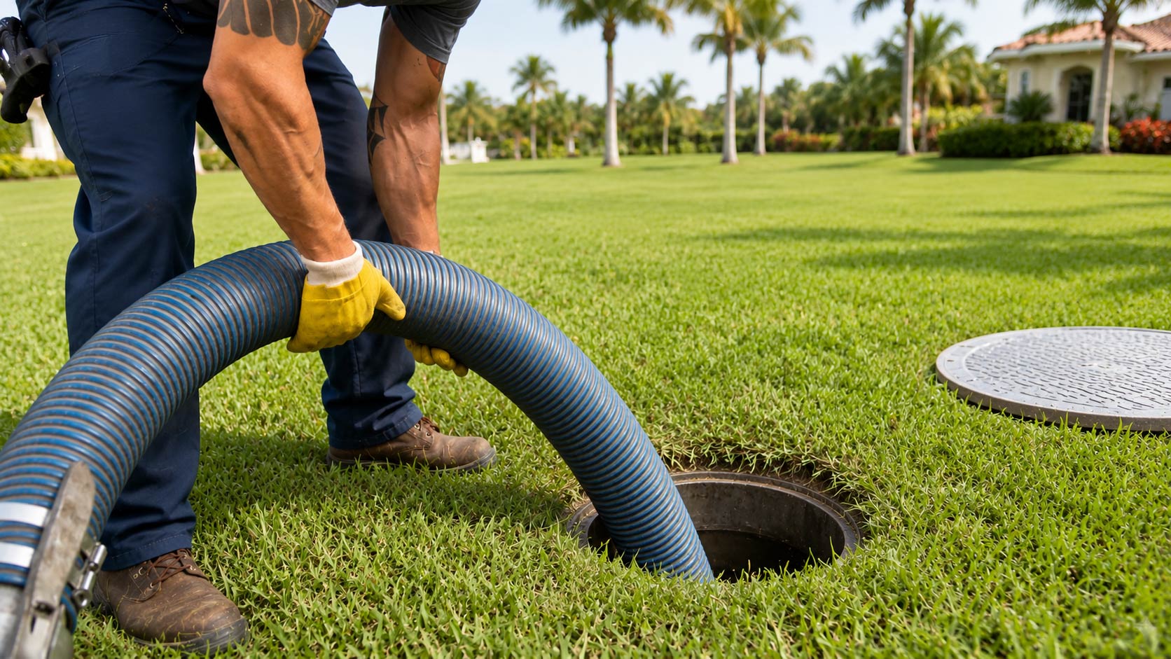 Septic pumping service in Cutler Bay